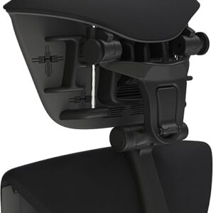 OFFICE LOGIX SHOP Embody Headrest Compatible with Herman Miller Embody Chair (Black Rythem Fabric/Gaphite Frame)