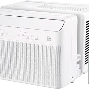 Midea 8,000 BTU U Shaped Smart Inverter Window Air Conditioner, Cools up to 350 Sq. Ft., Ultra Quiet with Open Window Flexibility, Works wi…