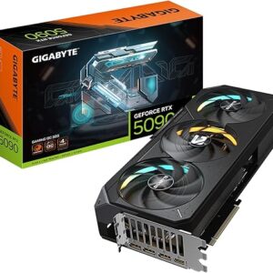 GIGABYTE GeForce RTX 5090 Gaming OC 32G Graphics Card, WINDFORCE Cooling System, 32GB 512-bit GDDR7, GV-N5090GAMING OC-32GD Video Card