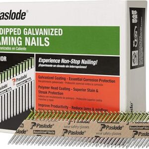 Paslode Hot Dipped Galavanized Framing Nails – 650381 – HDG 30 Degree Round Head – 2 inch x .113 Gauge – 2,000 per Box – For Paslode Framin…