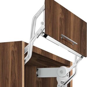 YJINGRUI Hydraulic Buffer Cabinet Door Hinge, Lift and Up Hinges, Vertical Lift Cabinet Door Hinge, 19.69-31.49in, Sturdy Silent and Adjust…
