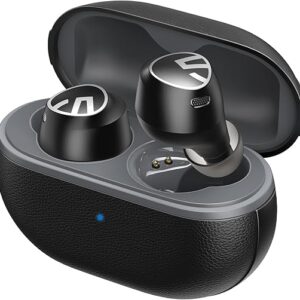 SoundPEATS Bean Wireless Earbuds, IPX8 Waterproof Headphones 30Hrs Playtime Stereo in Ear Earphones, Bluetooth 5.1, Clear Call, Comfortable…