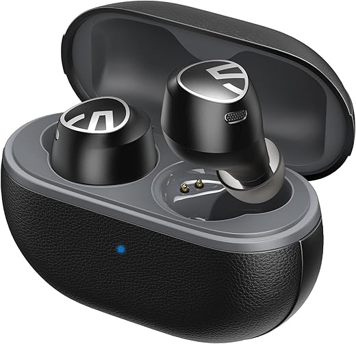 SoundPEATS Bean Wireless Earbuds, IPX8 Waterproof Headphones 30Hrs Playtime Stereo in Ear Earphones, Bluetooth 5.1, Clear Call, Comfortable...