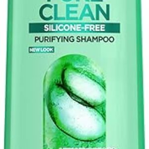 Garnier Fructis Pure Clean Purifying Shampoo, Silicone-Free, 12.5 Fl Oz, 1 Count (Packaging May Vary)