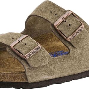 Birkenstock Men’s Suede Soft Footbed Arizona Sandal