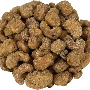 Coconut Cashew Crunch – Candied Coconut Covered Roasted Cashews, 1 Pound