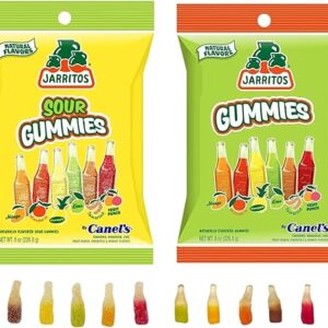 Jarritos Gummies 8oz (2 pack) – Original and Sour – Mexican Candies – Natural Flavors