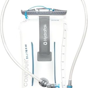 HydraPak Water Reservoir (1.5L, 2L, 3L) – Hydration Bladder Fits Most Backpacks – High-Flow Bite Valve, Leak Proof, Fully Reversible, and D…