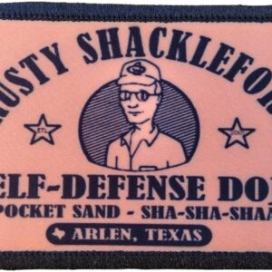 King of The Hill Rusty Shackleford Self Defense Morale Patch Removable Hook and Loop for Molle Gear, Operator Hat, Rucksack, Pack Bag, Back…