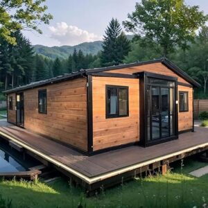 Prefab Homes 2 3 4 Bedroom Villas Prefabricated Modular House 40ft 20ft Container House Tiny Mobile Home
