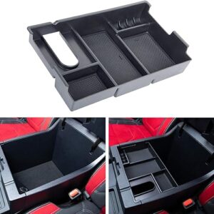 JDMCAR Compatible with Toyota Tundra Accessories 2007-2021 Center Console Organizer,Armrest Box Secondary Storage Tray -(Full Console w/Buc…