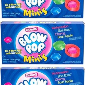 Blow Pop Minis Theater Box, 3.5 Ounces (Pack of 3)
