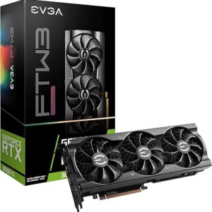 EVGA GeForce RTX 3060 Ti FTW Ultra Gaming, 08G-P5-3667-KL, 8GB GDDR6, iCX3 Cooling, ARGB LED, LHR (Renewed)