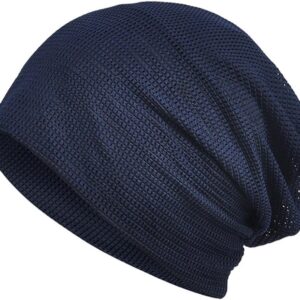 Jemis Soft Cotton Slouchy Stretch Skull Cap Beanie for Men Women