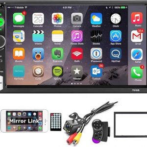 Double Din Bluetooth Car Stereo 7-Inch