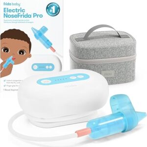 Frida Baby Electric NoseFrida Pro Nasal Aspirator for Baby, Hospital Grade Suction, Nose Sucker for Baby & Toddler, Nasal Aspirator for Con…