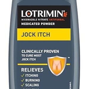 Lotrimin Antifungal Jock Itch Medicated Powder with Miconazole Nitrate, Jock Itch Treatment for Men, Women, and Kids Over The Age of 2, 6.2…