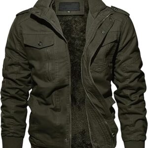 EKLENTSON Men’s Winter Cargo Jacket