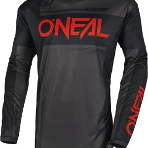 O’NEAL Element Racewear Mens Jersey Black/Gray/Red 3X-Large