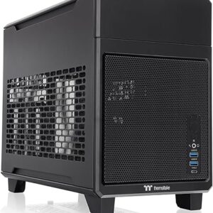 Thermaltake TR100 SFF Chassis; mITX Support; 18.9 Liters; PCIe 4.0 Riser Cable Included; 360mm GPU Clearance; 280mm Radiator Support; Remov…