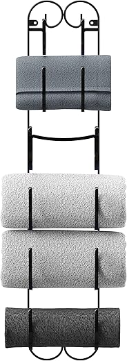 Deco Brothers 6-Tier Wall Towel Rack