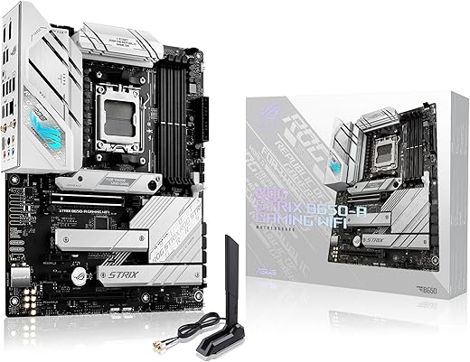 ASUS ROG Strix B650-A Gaming WiFi 6E AM5 (LGA1718) Ryzen 7000 Motherboard(12+2 Power Stages,DDR5,3xM.2 Slots,PCIe® 4.0, 2.5G LAN,WiFi 6E,US...