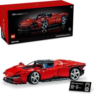 LEGO Technic Ferrari Daytona SP3 42143, Race Car Model Building Kit, 1:8 Scale Advanced Collectible Set for Adults, Ultimate Cars Concept S…