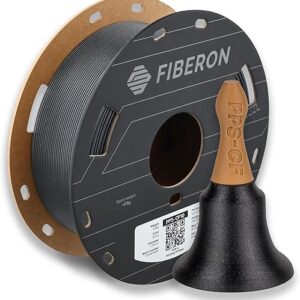 Polymaker Fiberon PPS-CF Filament Black 1.75mm 0.5kg, Extreme Heat Resistance – Fiberon Carbon Fiber Reinforced PPS 3D Printing Filament Id…
