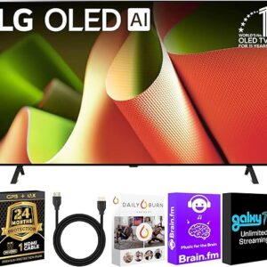 LG OLEDB4PUA OLED B4 h HDR 4K Smart OLED TV 120 HZ Refresh Rate + UAX 4K HDMI 2.0 Cable + CPS 24 Months Protection and Streaming Bundle wit…