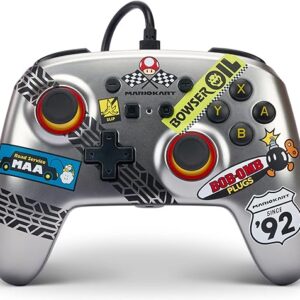 PowerA Enhanced Wired Controller for Nintendo Switch – Mario Kart, Gamepad, game controller, wired controller, officially licensed