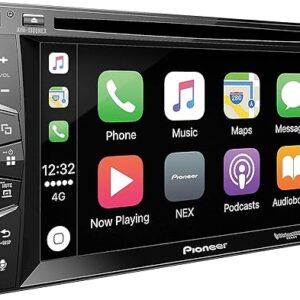 Pioneer AVH-1300NEX Multimedia DVD Receiver with 6.2″ WVGA Display/Apple CarPlay/Built-in Bluetooth/SiriusXM-Ready/AppRadio Mode +