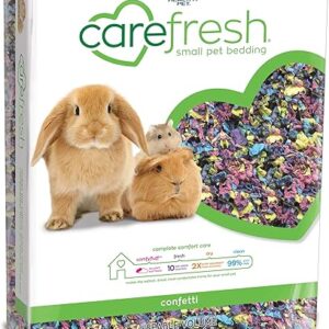 carefresh confetti small pet bedding, 50L (Pack May Vary) (L0410)