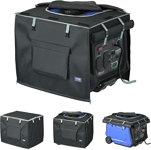 NGB Generator Runing Cover 24.8L x 20.2Wx 20.8H for Universal Most Inverter Generators Made of 600D plus 210D Double Layer Heavy Duty Water...