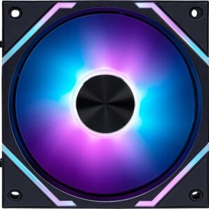 MSI MPG EZ120 ARGB-1B Fan – 120mm ARGB Fan, Fluid Dynamic Bearing with Extra nut Fixing, Mystic Light & Cooling Wizard Support with MSI mot…