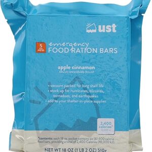 Ultimate Survival Technologies, Emergency Food Rations, LxWxD: 6″ x 4.5″ x 1.25″