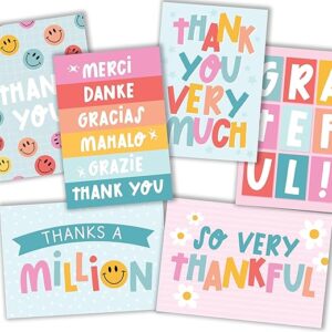 54 Colorful Bulk Thank You Cards And Envelopes – Wedding Thank You Cards With Envelopes Bulk, Baby Shower Thank You Card, Teacher Thank You…