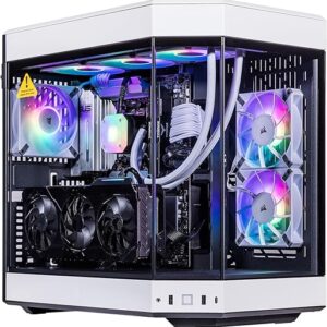 Velztorm Praetix 3D Prebuilt PC – Beats 4090 (AMD Ryzen 7 9800X3D, GeForce RTX 5080, 64GB DDR5, 2TB PCIe SSD + 6TB HDD, RGB Fans, 360mm AIO…