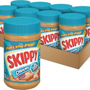SKIPPY Creamy Peanut Butter, 16.3 Ounce (Pack of 8)