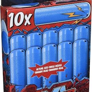 Nerf Mega XL Dart Refill, Includes 10 Mega XL Whistler Darts, Largest Mega Darts Ever, Makes Whistling Sound When Fired