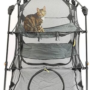Catio Outdoor Cat Enclosure, (Kitty Katio) for Indoor Cat or Multiple Cats – Portable Tent, Play Tent for Cats, Catio, Outside Enclosure