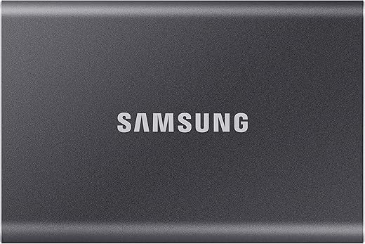 Samsung T7 1TB Portable SSD - Grey