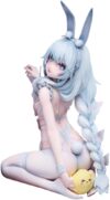 MNF Le Malin Figures, Rn Pola Game Cartoon Figure Statues Sitting Pose Bunny Girl Anime Action Figurine 6.3IN/16CM