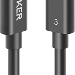 Anker USB C Cable,Thunderbolt 3.0,100W Charging(1.6FT),Supports 5K Display and 40 Gbps Data Transfer,for iPhone 16/15,MacBook,Samsung Galax…