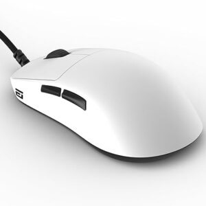 ENDGAME GEAR OP1 Gaming Mouse – Precision Sensor, Kailh GX Switches, Lightweight Design, Swappable Buttons, Hybrid Skates, White