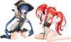 2pcs Roxy Migurdia Figure Eris Greyrat Figure Model, Mini Anime Jobless Look Up Figure Statue Handmade Collectible Gifts