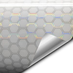 VViViD Bio HEX+ Air-Tint Headlight Vinyl Roll (17.9″ x 60″, Clear Large Pattern)