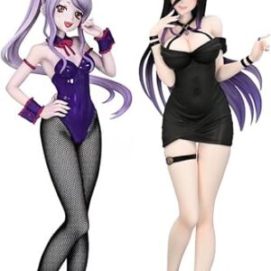 Anime Shalltear Figure Shalltear Bloodfallen/Albedo Action Figure Cartoon PVC Model Statue Collectible Desktop Ornaments