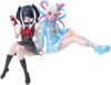 LUNK KAngel Figure AME-chan Anime Illustration Figure Anime Girl Figure Sitting Figurine Desktop Ornaments Collections