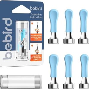 Ear Wax Removal Tool Replacement Tips, 6 pcs for Wet/Dry Earwax Cleaning, Original Ear Cleaner Camera Tips for Bebird Earsight Plus/30S/R1/…