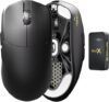 Lamzu Maya X Wireless Gaming Mouse, Ultra Lightweight 47g, Optical Switch, Maximum 30000 DPI, Symmetrical, MCU Nordic 52840, Dust-Proof Enc…